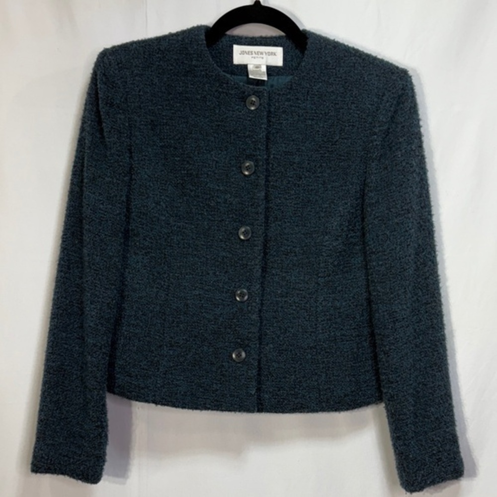 🔒Jones New York fluffy wool blend Blazer: